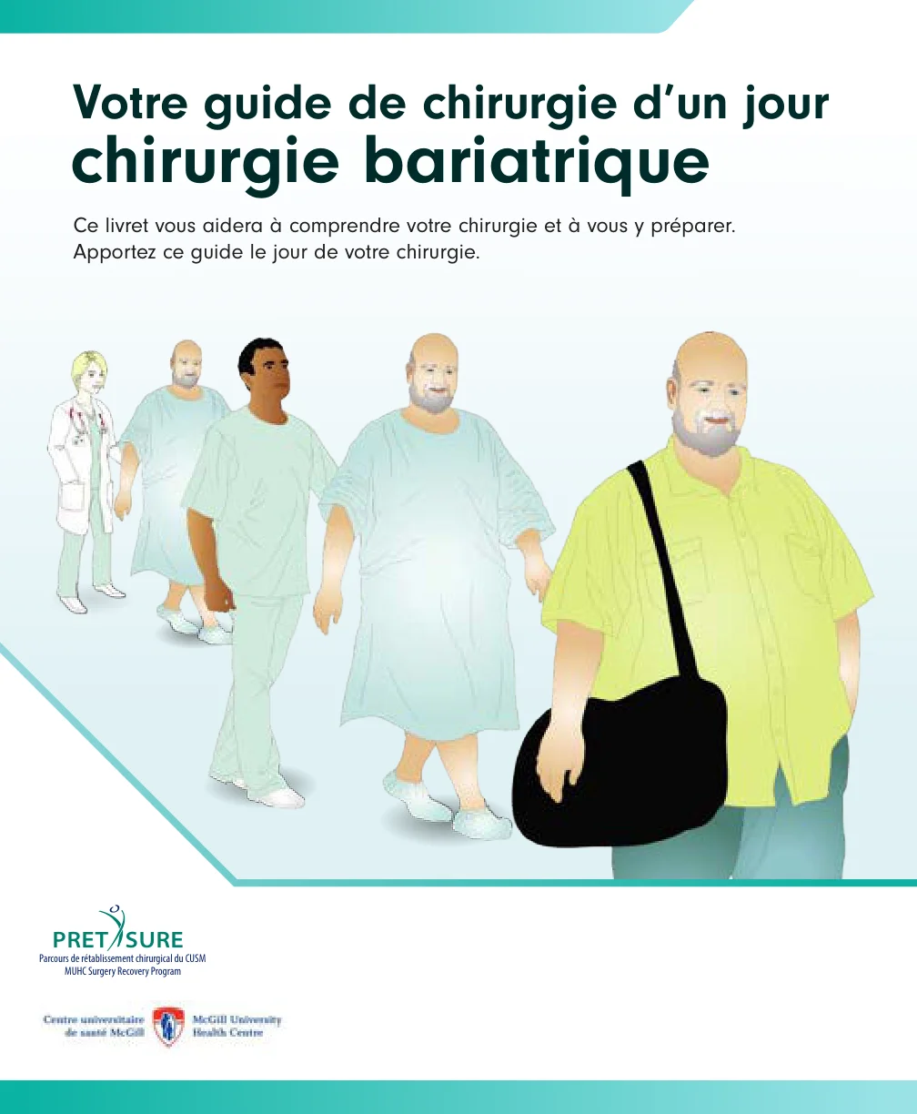 Votre guide de chirurgie d'un jour chirurgie bariatrique