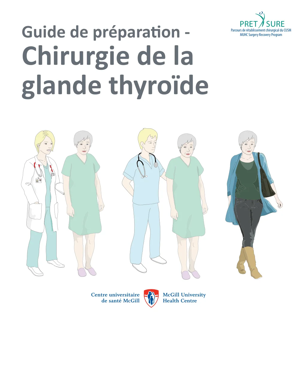 Guide de préparation - Chirurgie de la glande thvroïde