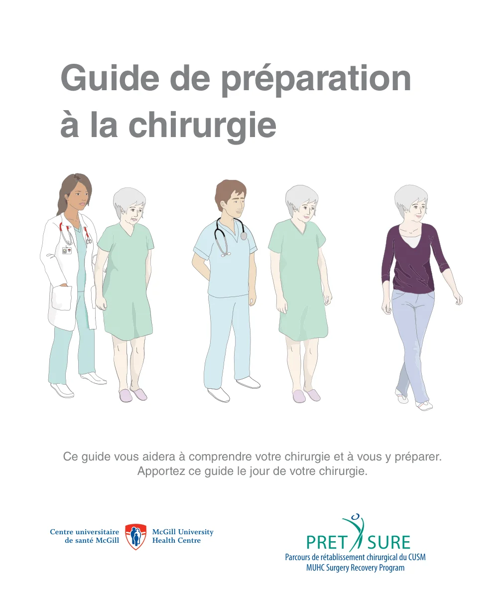 Guide de préparation à la chirurgie