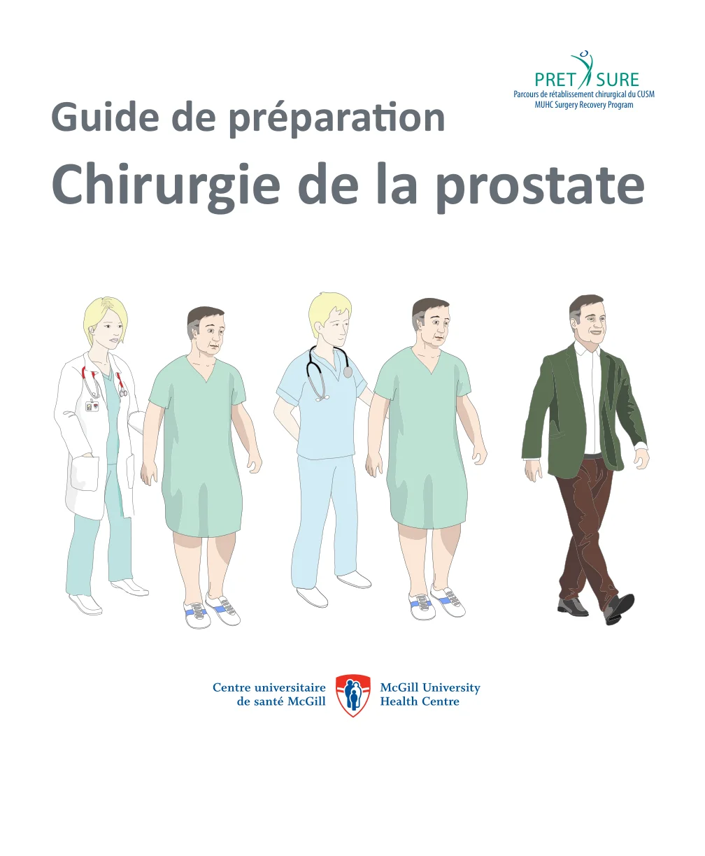 Guide de préparation Chirurgie de la prostate