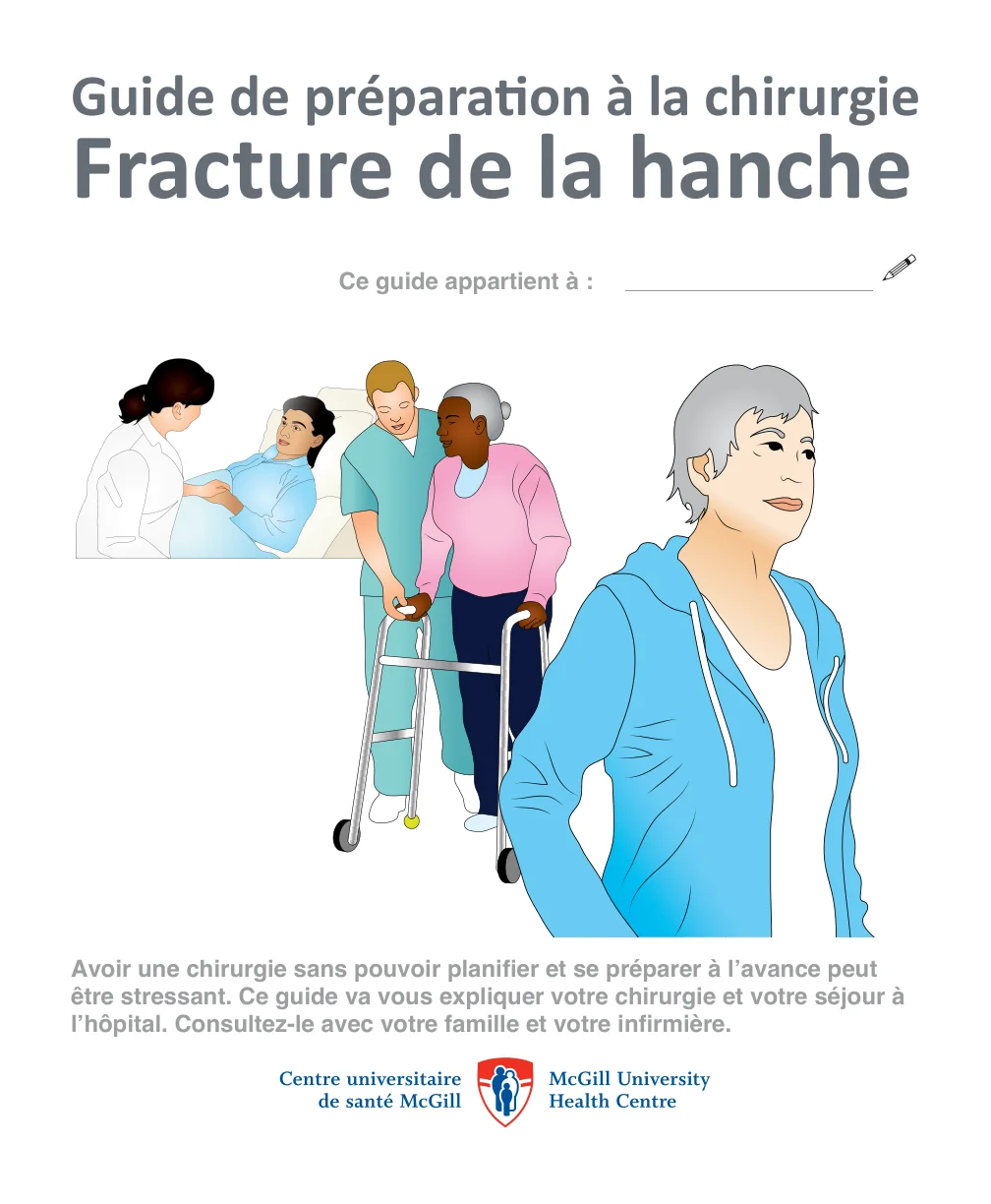Guide de préparation à la chirurgie Fracture de la hanche