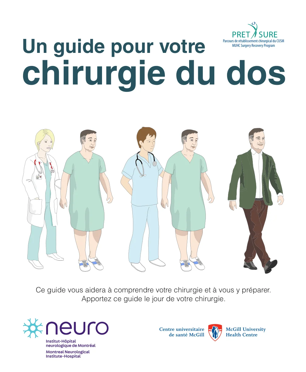 Un guide pour votre chirurgie du dos