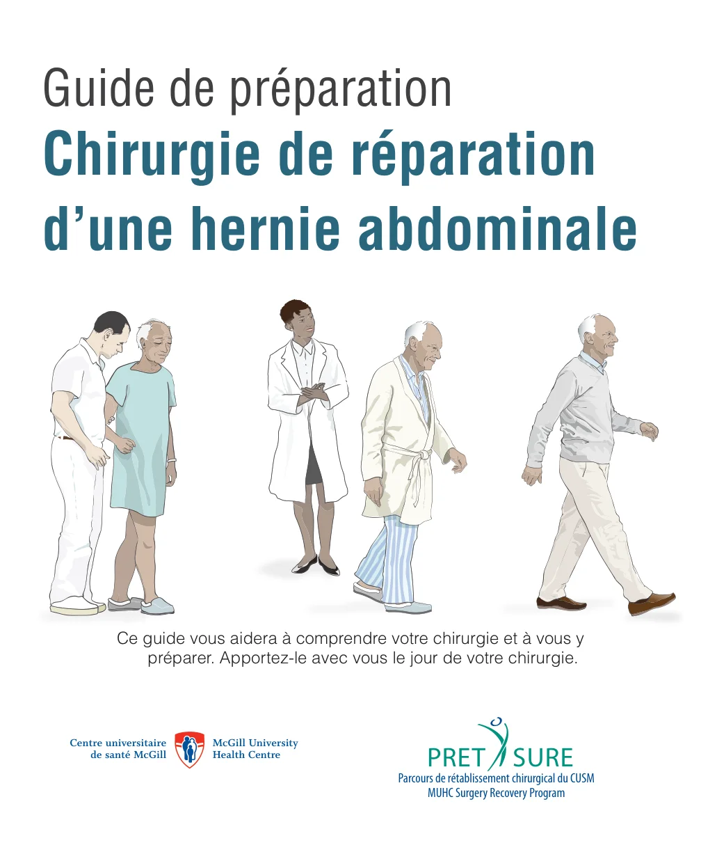 Guide de préparation Chirurgie de réparation d’une hernie abdominale