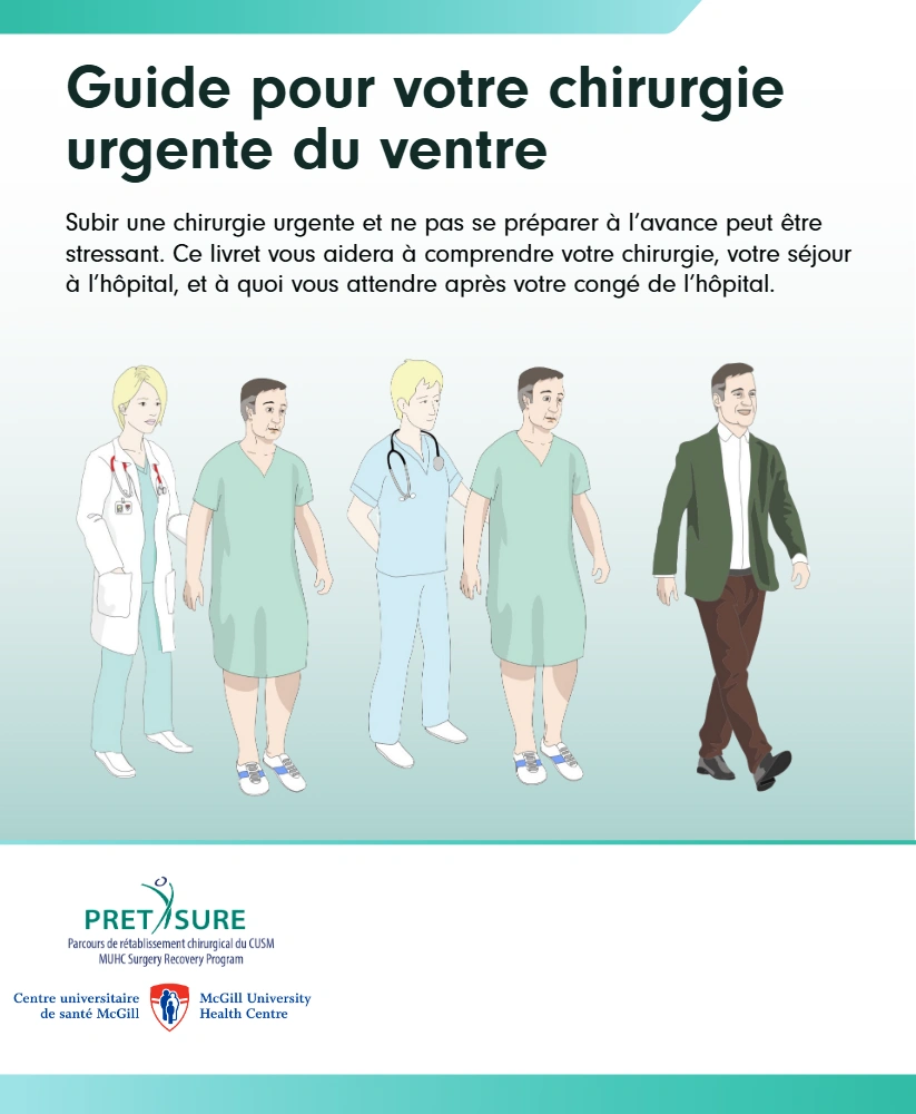 Guide pour votre chirurgie urgente du ventre