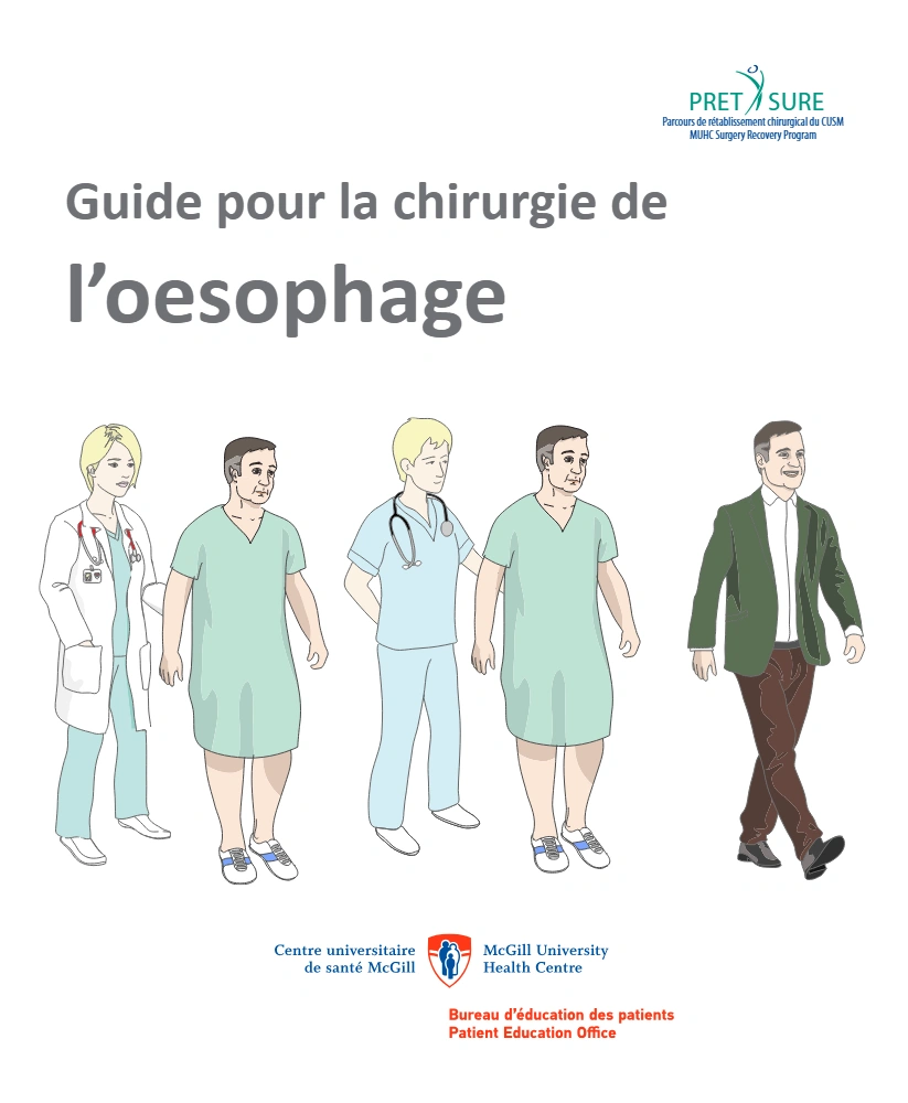 Guide pour la chirurgie de l'oesophage