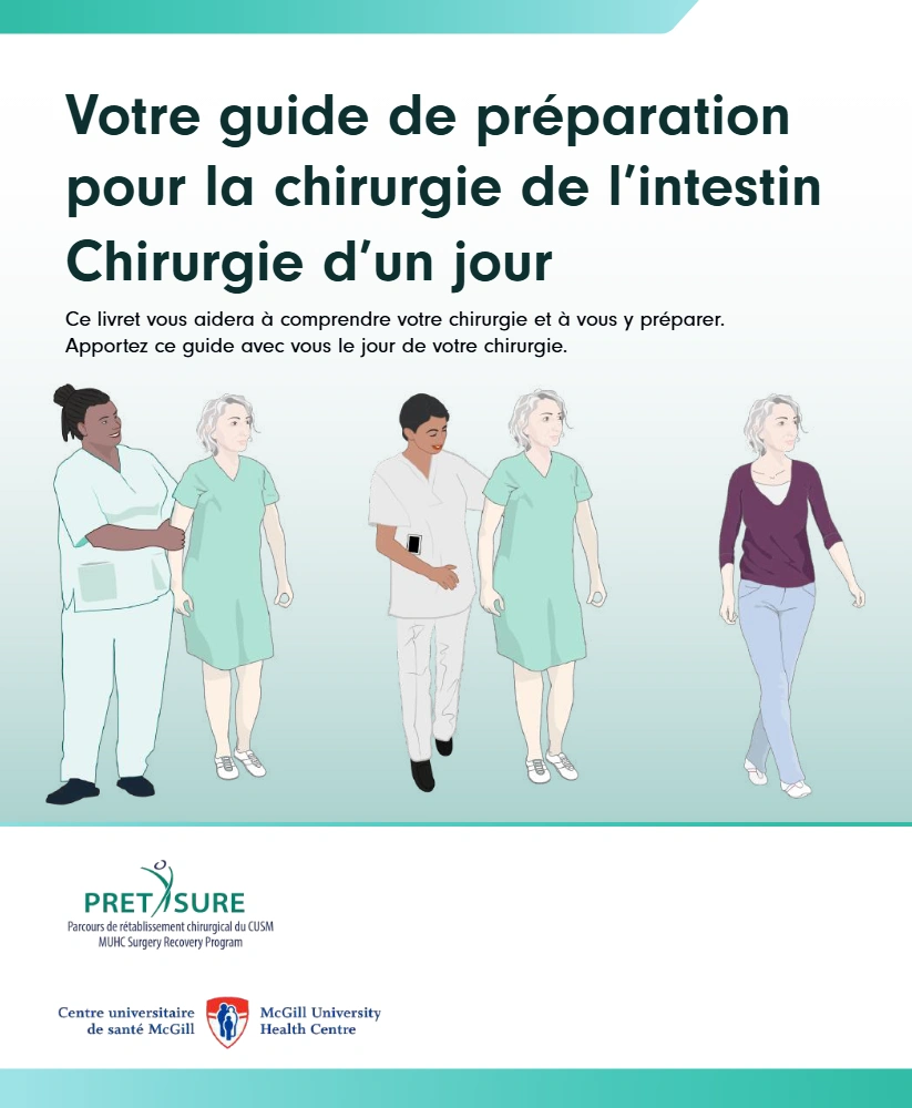 Guide sur votre opération de l'intestin
