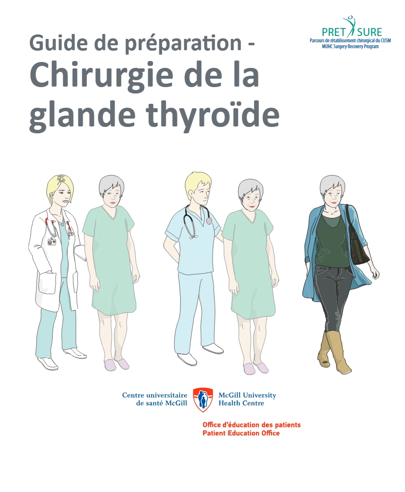 Guide de préparation - Chirurgie de la glande thvroïde