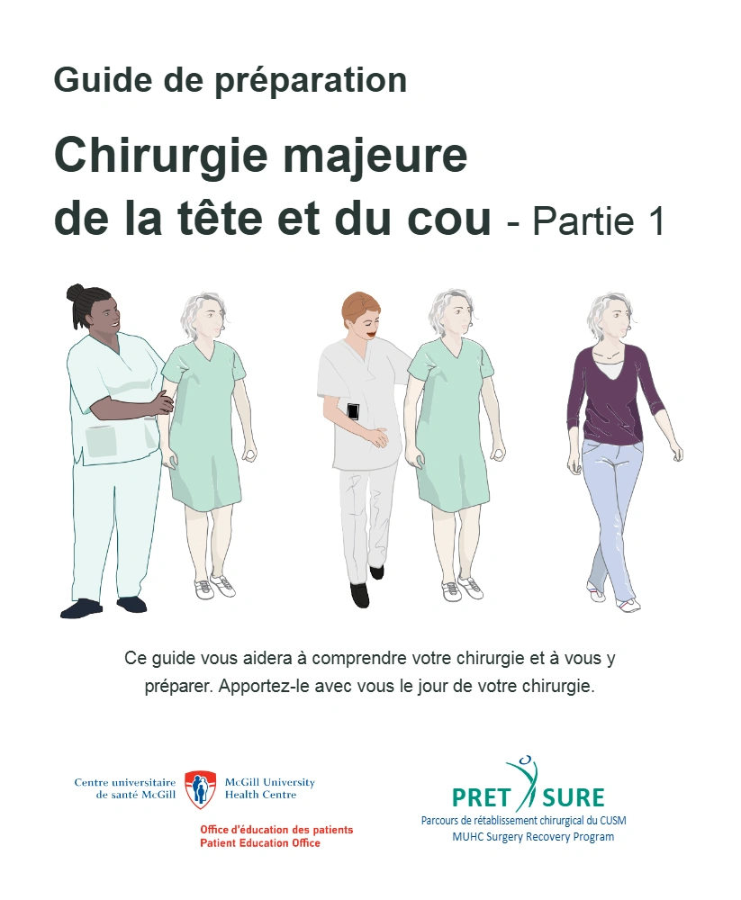 Guide de préparation Chirurgie majeure de la tête et du cou - Partie 1